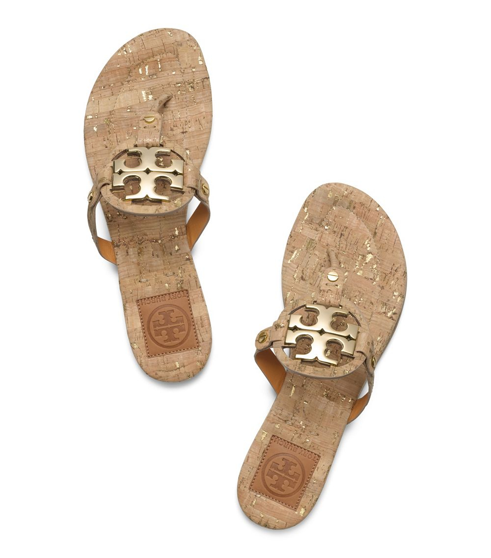 tory burch beige miller sandals