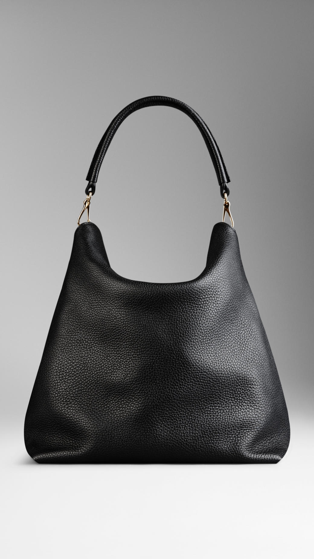 burberry black hobo bag