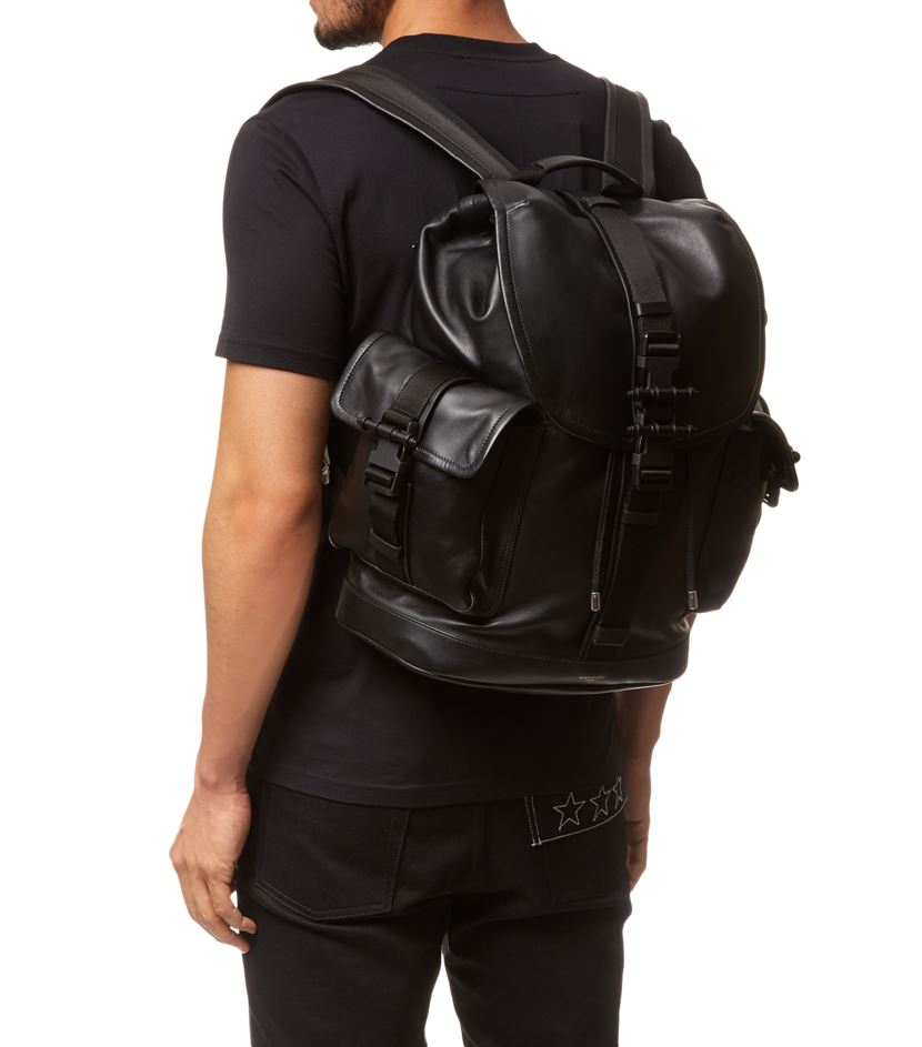 Givenchy Obsedia Leather Backpack in Black for Men | Lyst UK