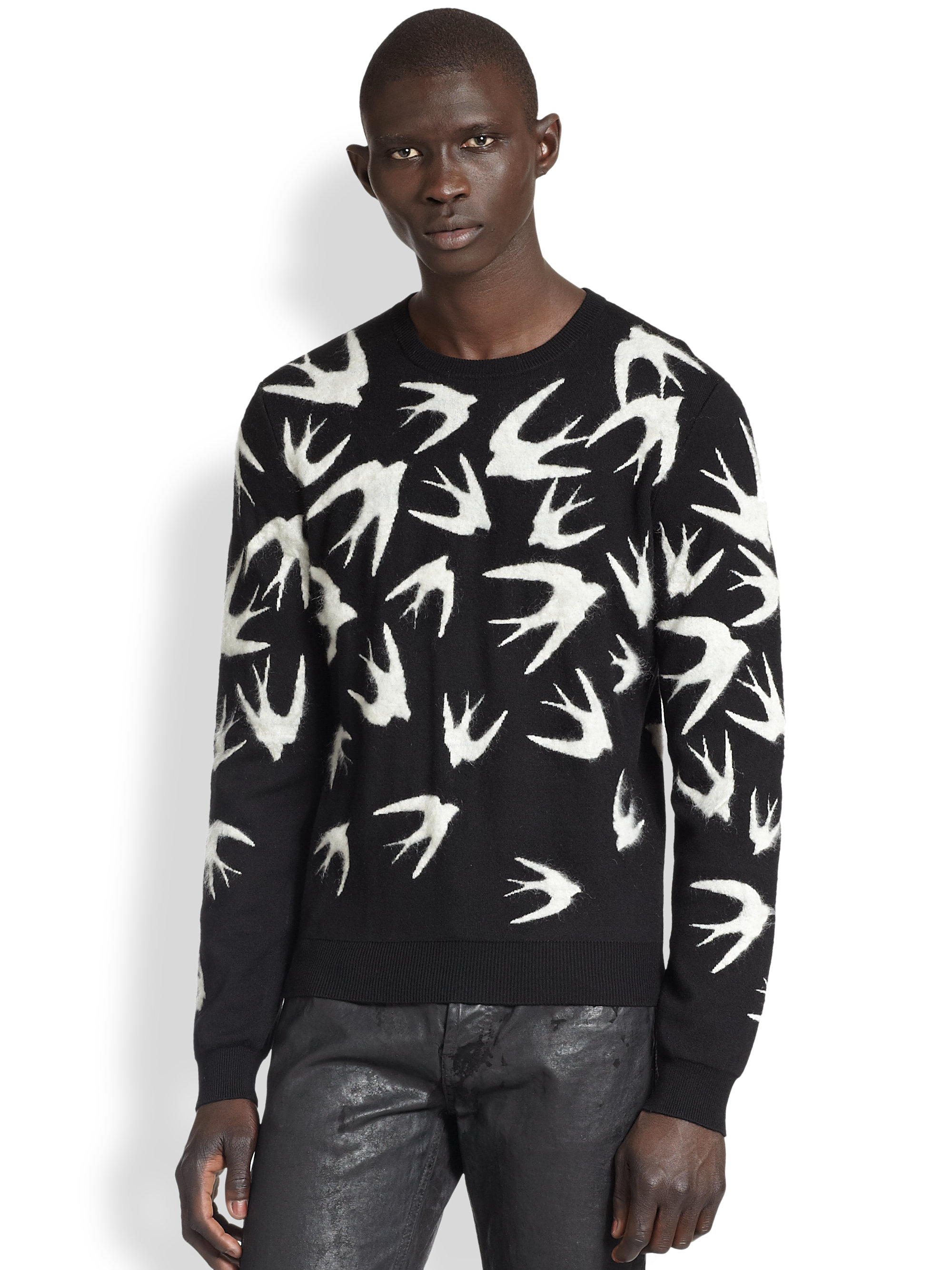 alexander mcqueen bird jumper