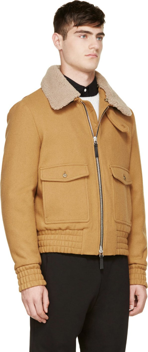 bomber jacket shearling collar