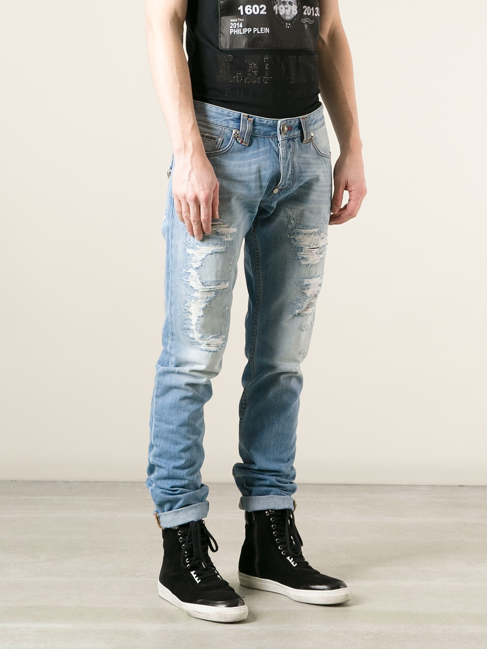 philipp plein jeans straight cut