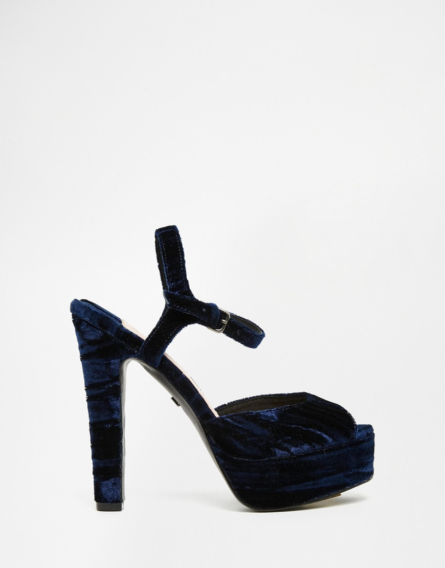 lotus navy sandals