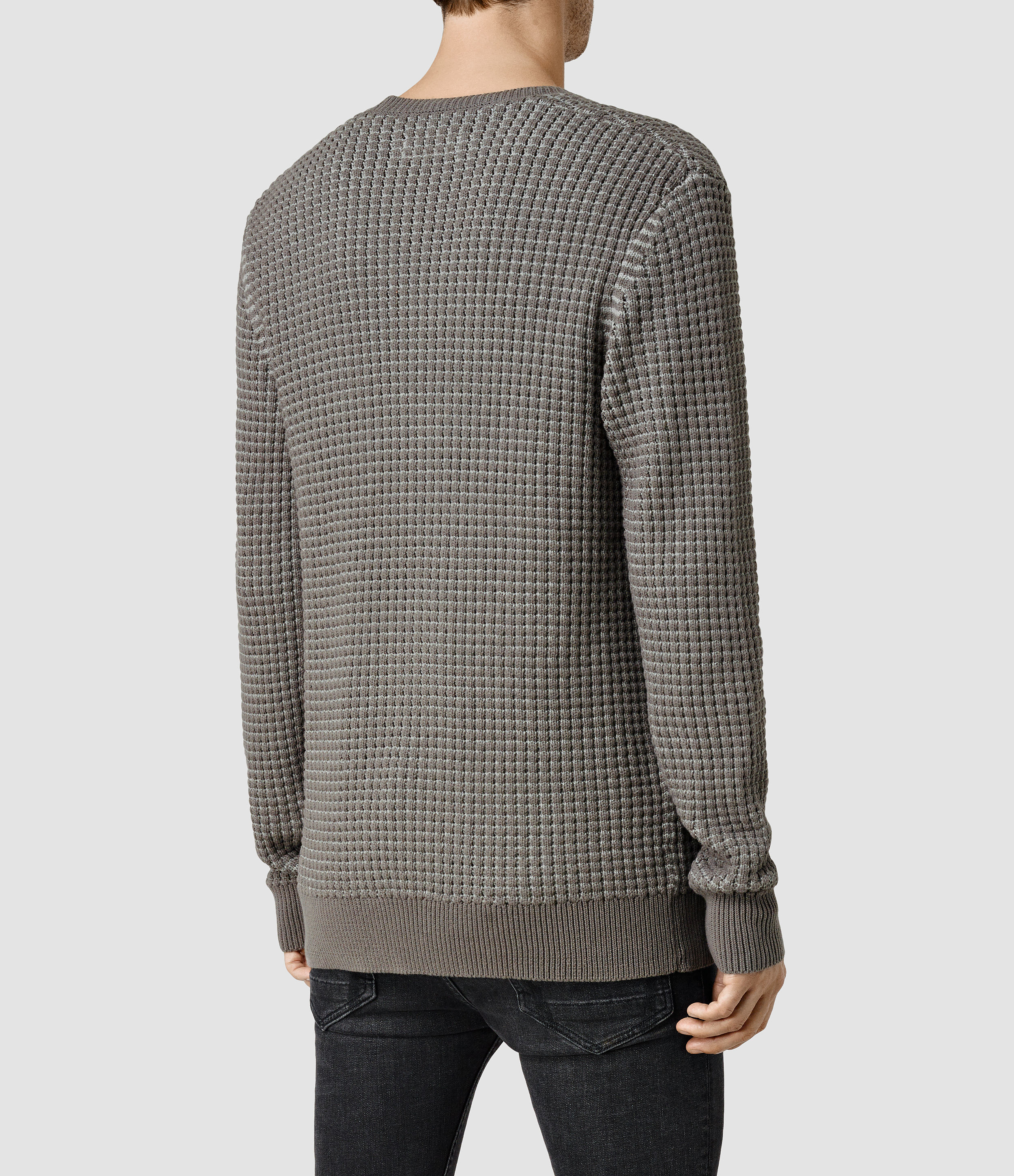 all saints grey sweater