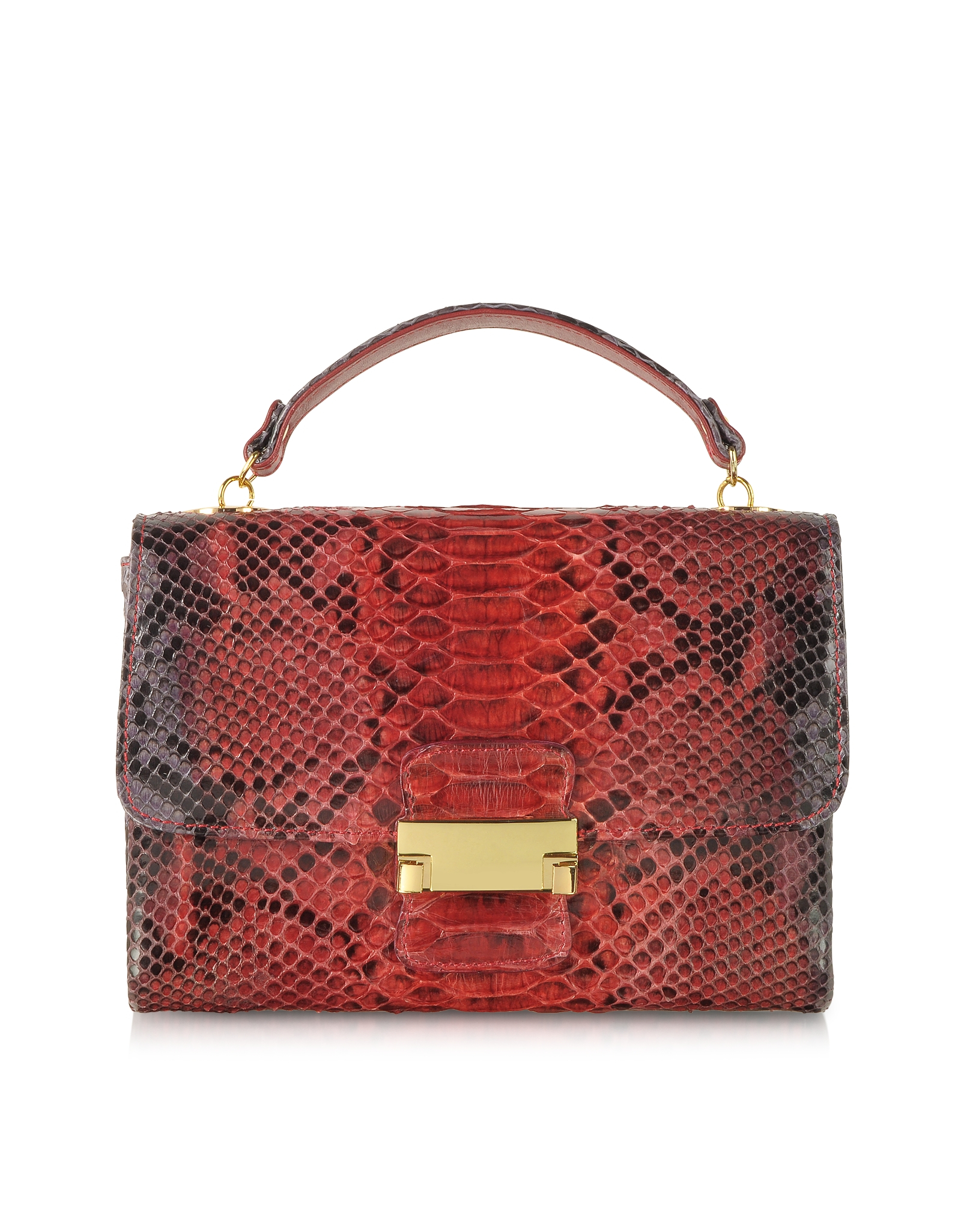 Lyst - Ghibli Red Python Leather Mini Bag in Red