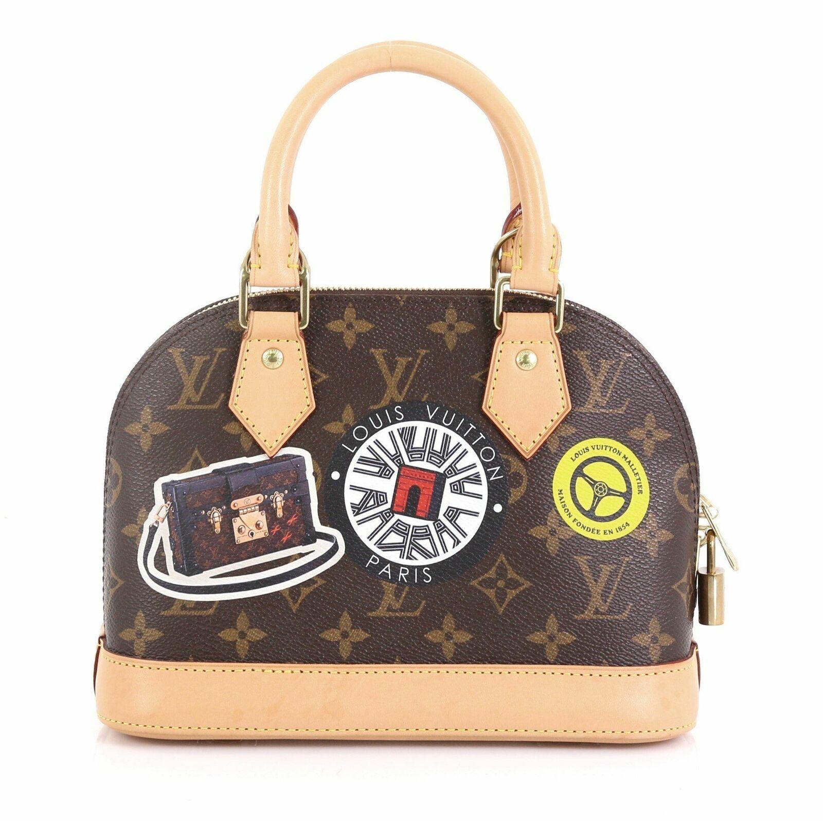 Louis Vuitton Alma Handbag Limited Edition World Tour Monogram Canvas Bb - Lyst