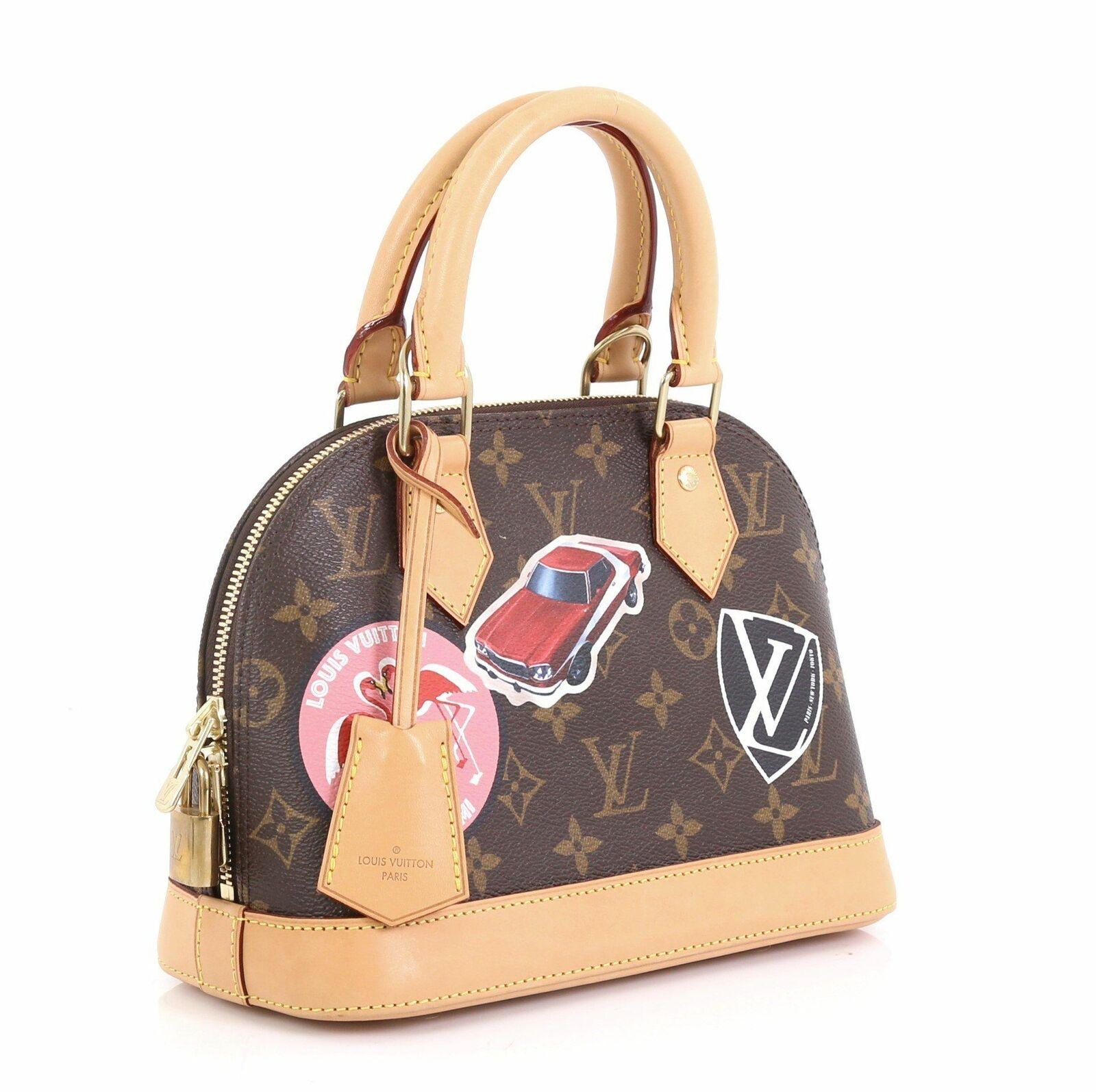 Louis Vuitton Alma Handbag Limited Edition World Tour Monogram Canvas Bb - Lyst