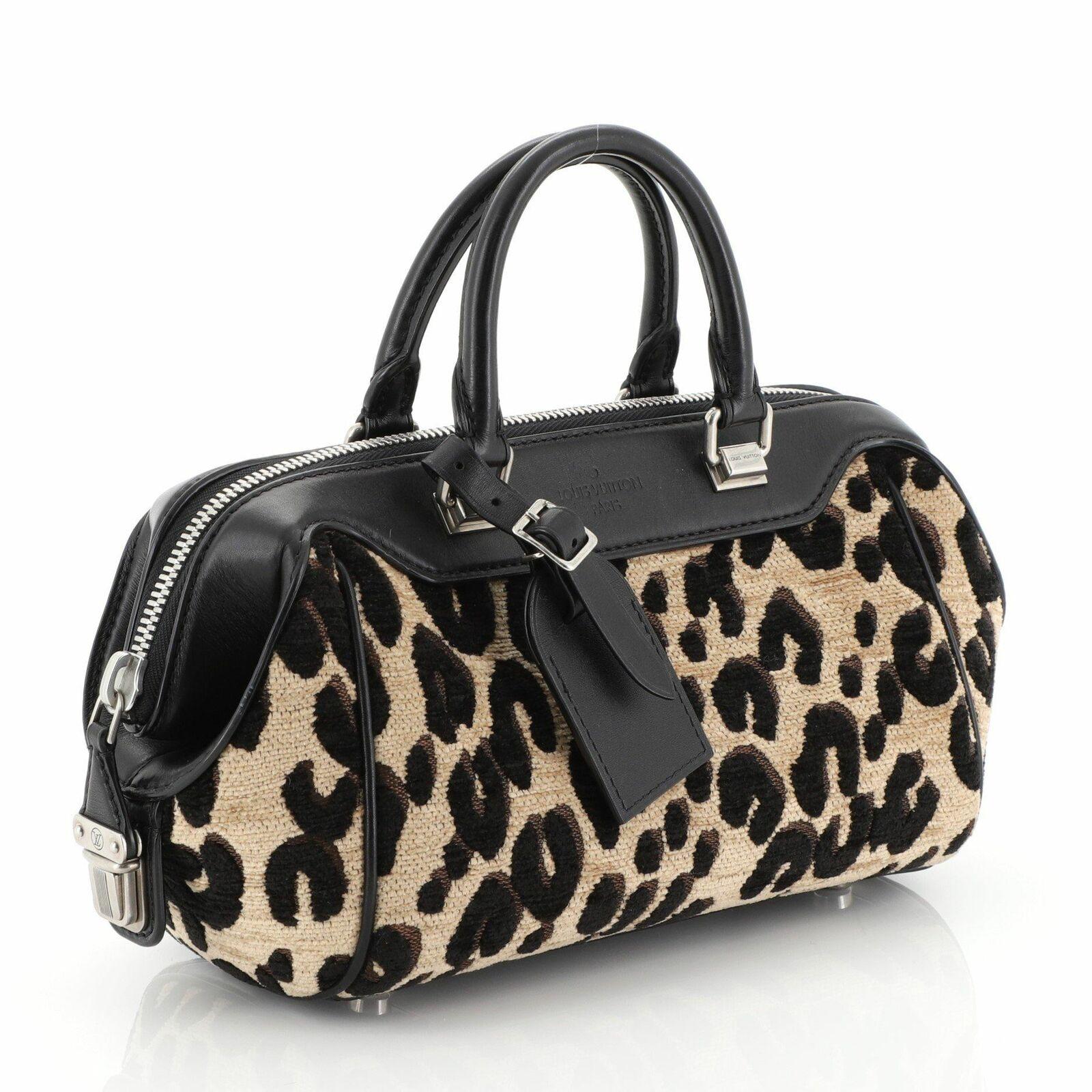 Louis Vuitton Baby Bag Limited Edition Stephen Sprouse Leopard Chenille in Black - Lyst