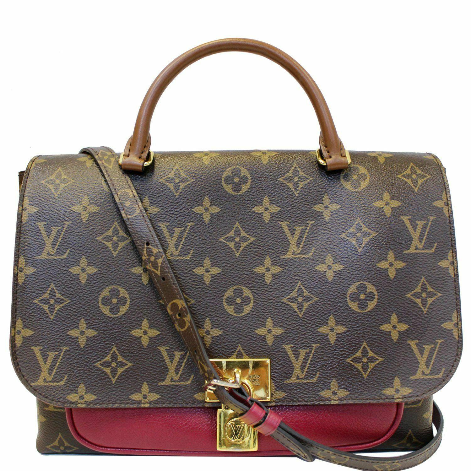 Louis Vuitton Marignan Monogram Canvas Messenger Shoulder Bag Lie De Vin in Brown - Lyst