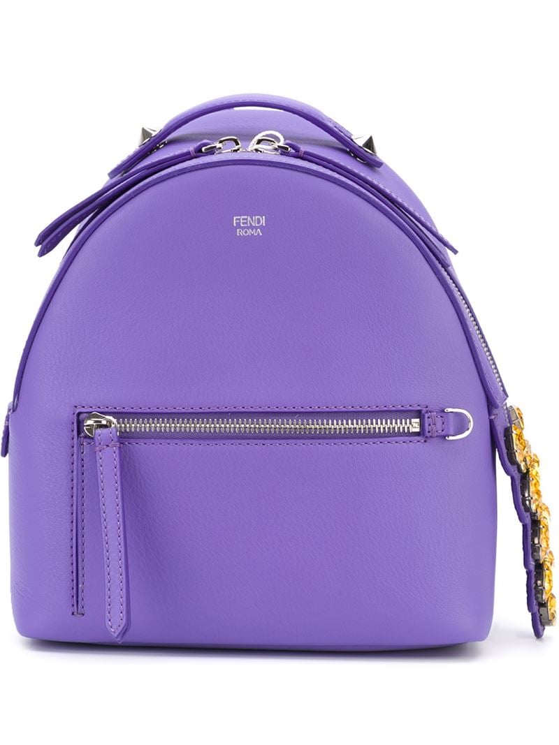 purple mini backpack