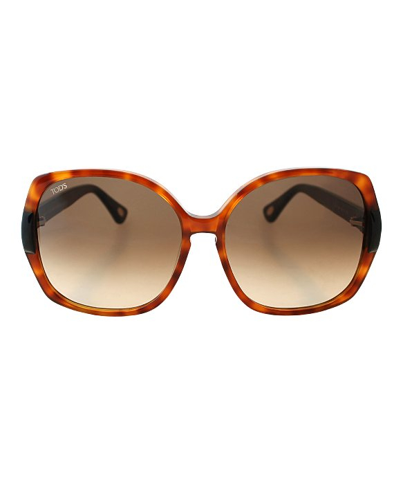 Tod's Light Havana Oversize Sunglasses in Brown | Lyst