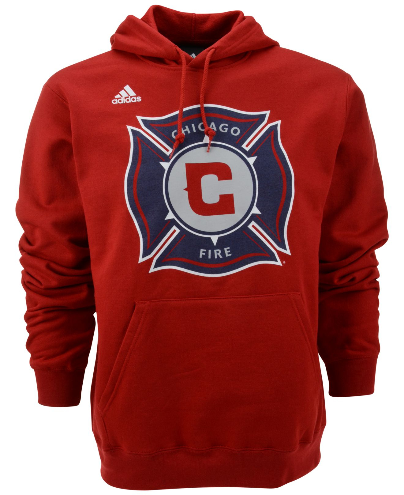 Adidas Men'S Chicago Fire Logo Set Hoodie in Red for Men Lyst