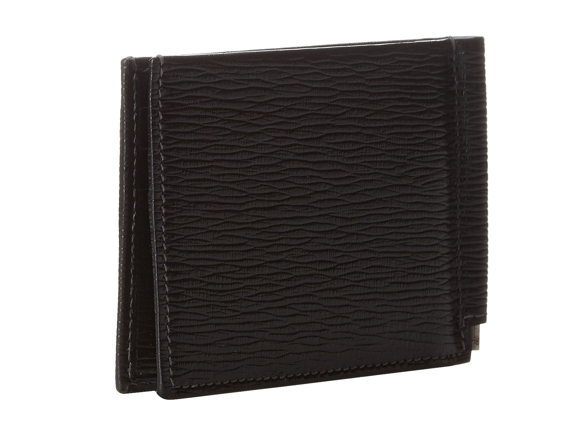 Ferragamo Revival Bifold Wallet with Money Clip in Black for Men Lyst