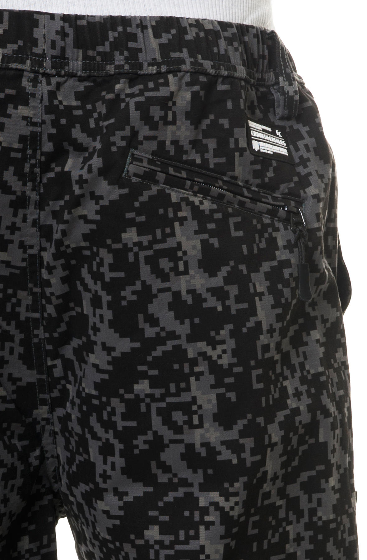 black digital camo pants