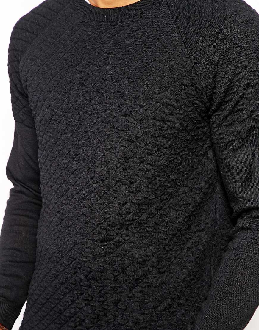 quilted sweater