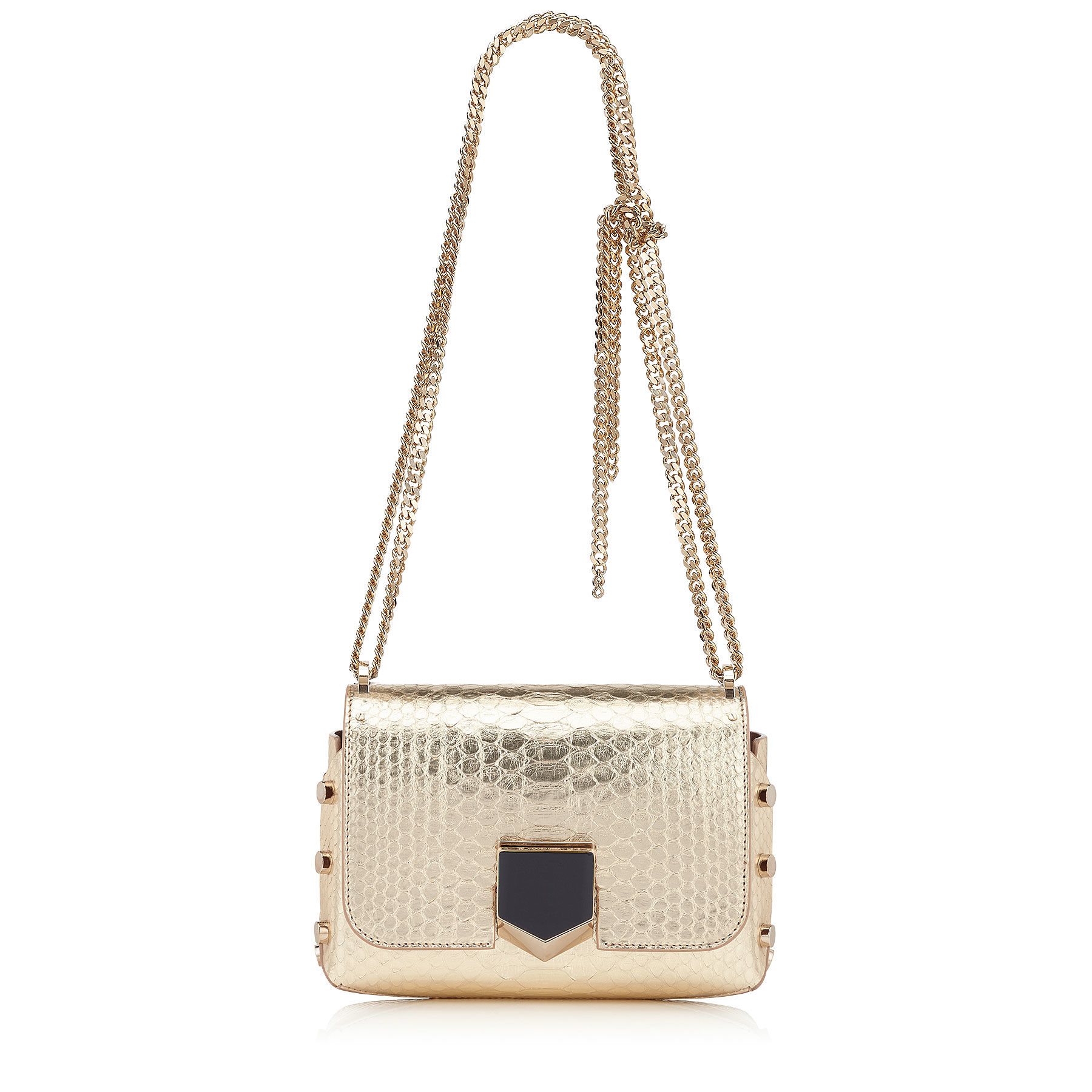 jimmy choo gold purse