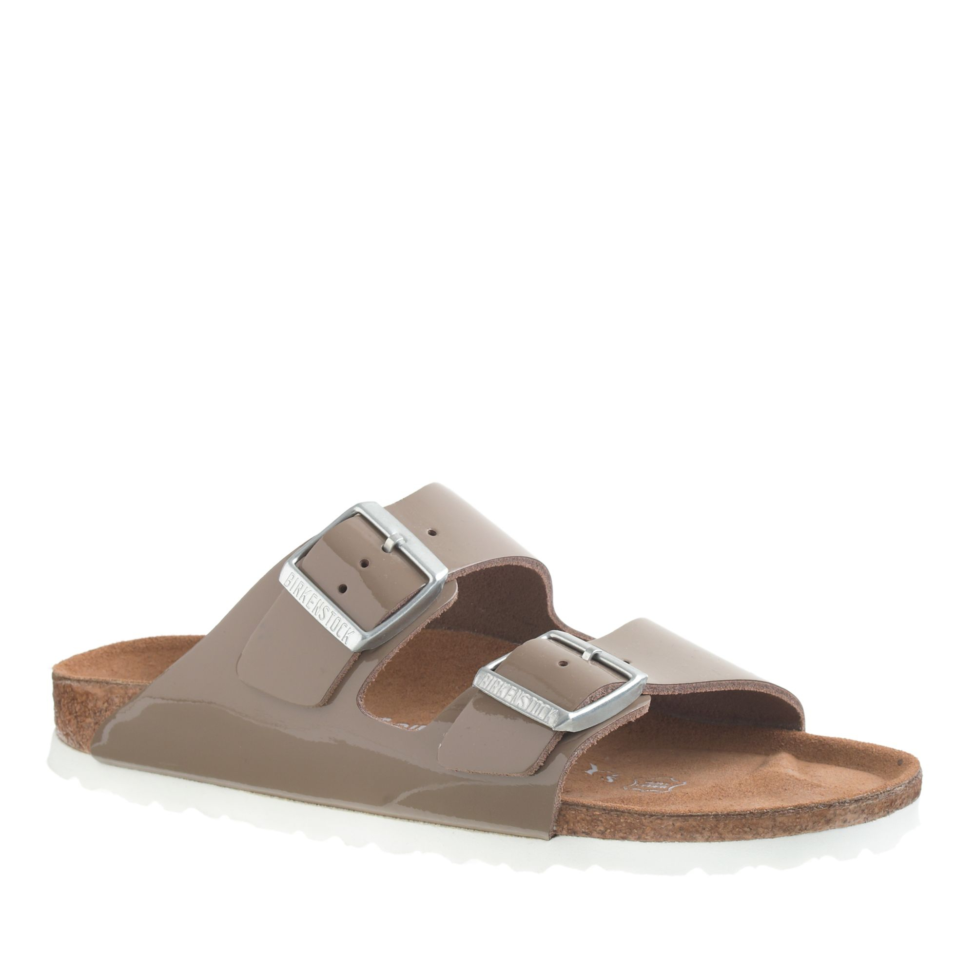 Birkenstock Birkenstock For Patent Leather Arizona Sandals in Brown - Lyst