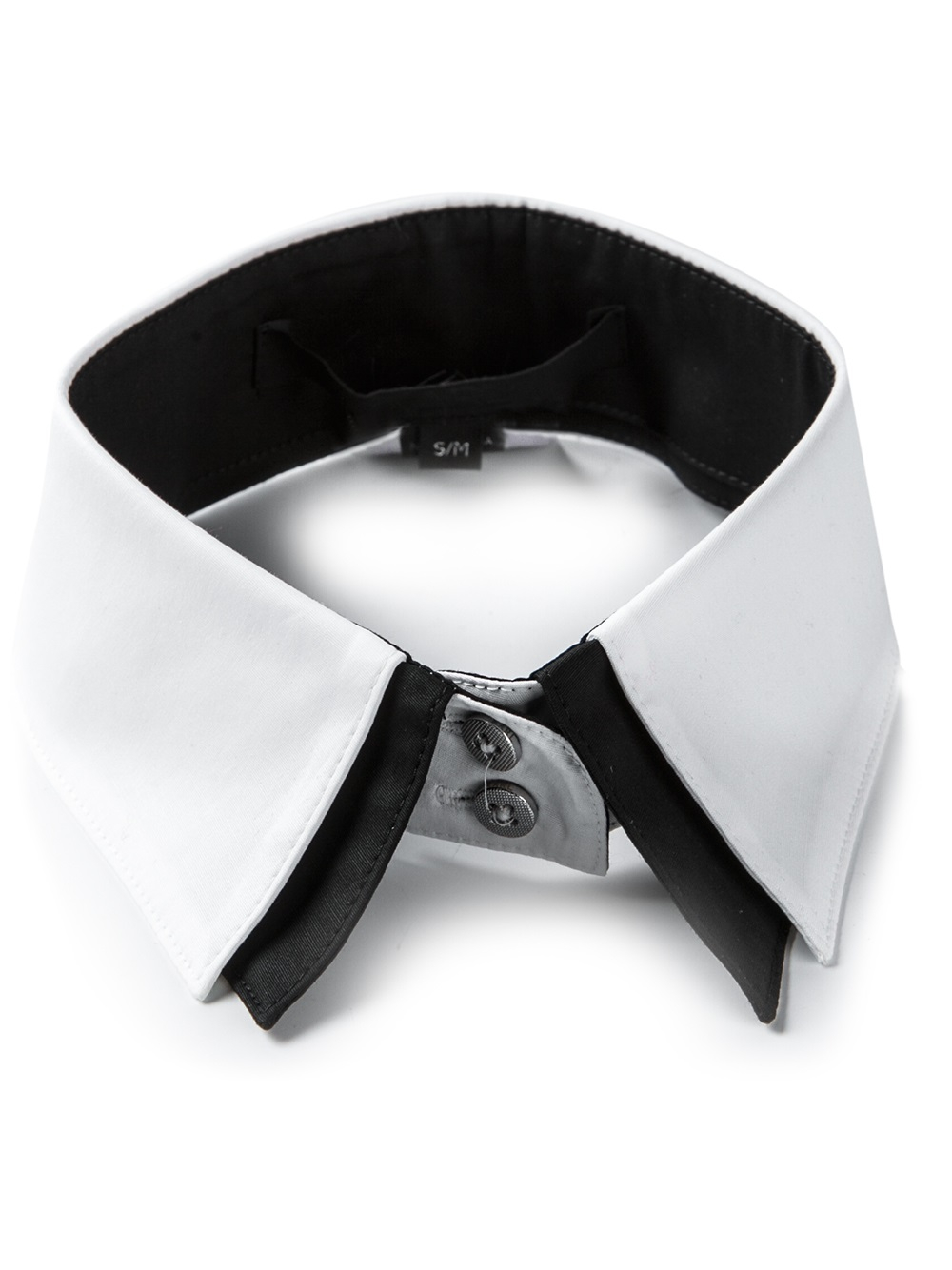 Bekwaam geweld Schuine streep Karl Lagerfeld Detachable Collar in White | Lyst