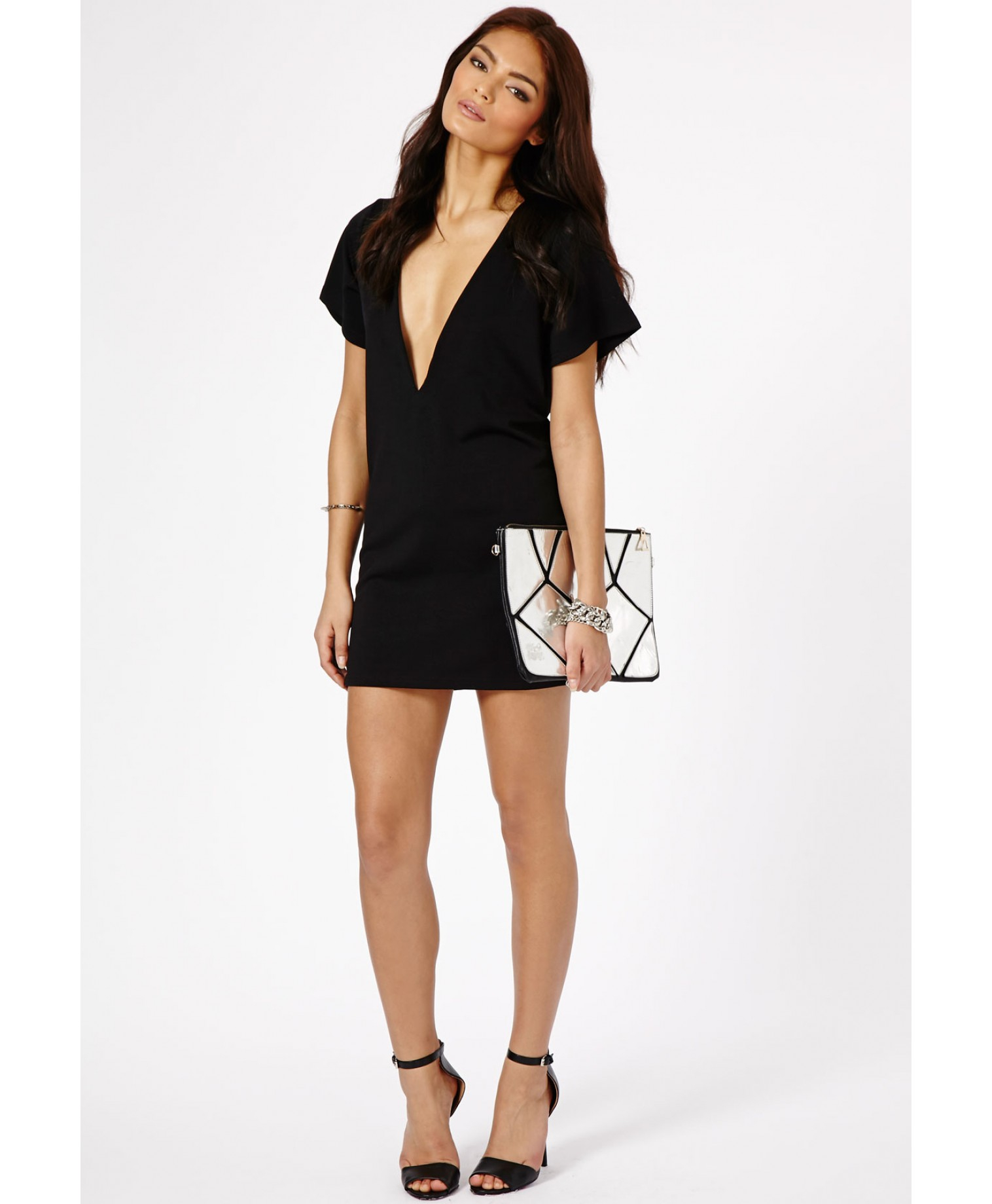Missguided V Neck Dress Store, 60% OFF 