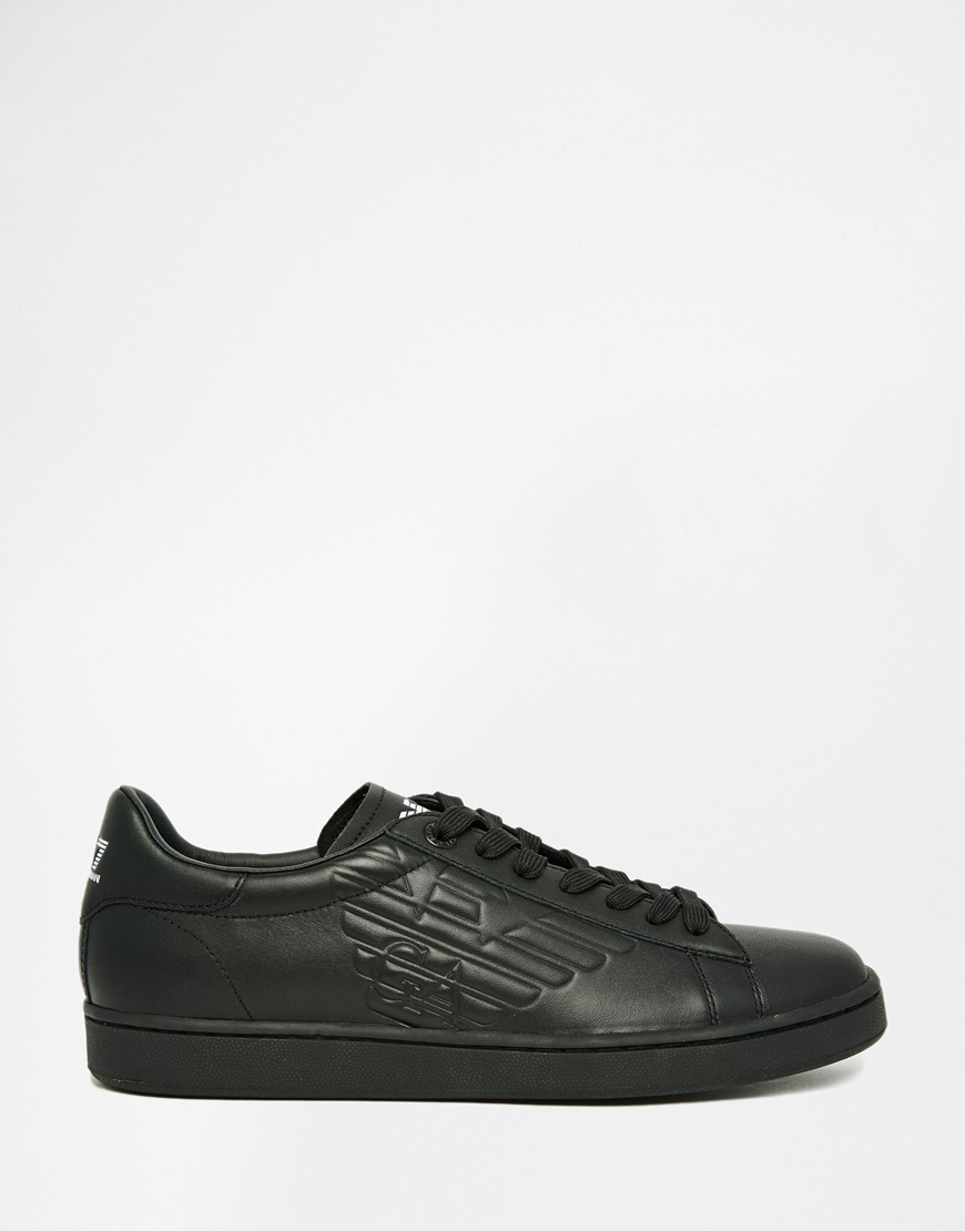 ea7 sneakers black