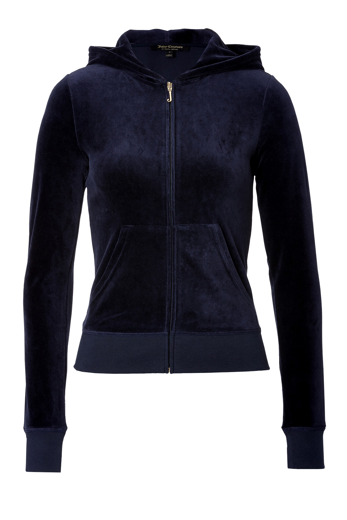 blue velour hoodie