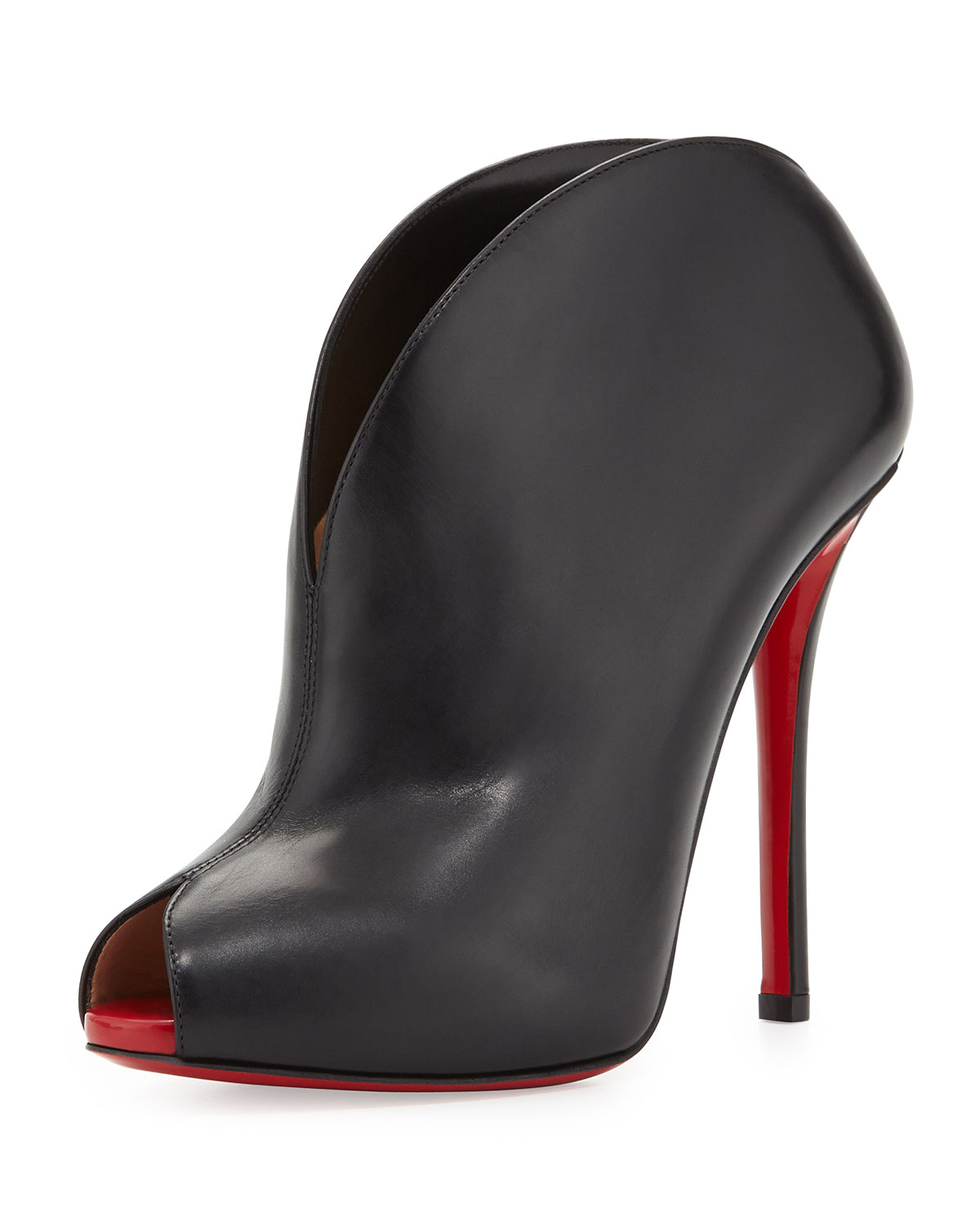 red bottom booties boots