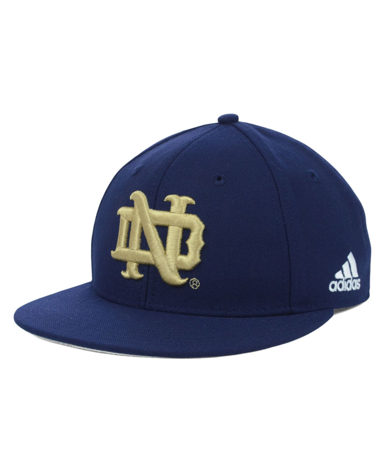 adidas Notre Dame Fighting Irish Onfield Baseball Cap in Blue for Men | Lyst