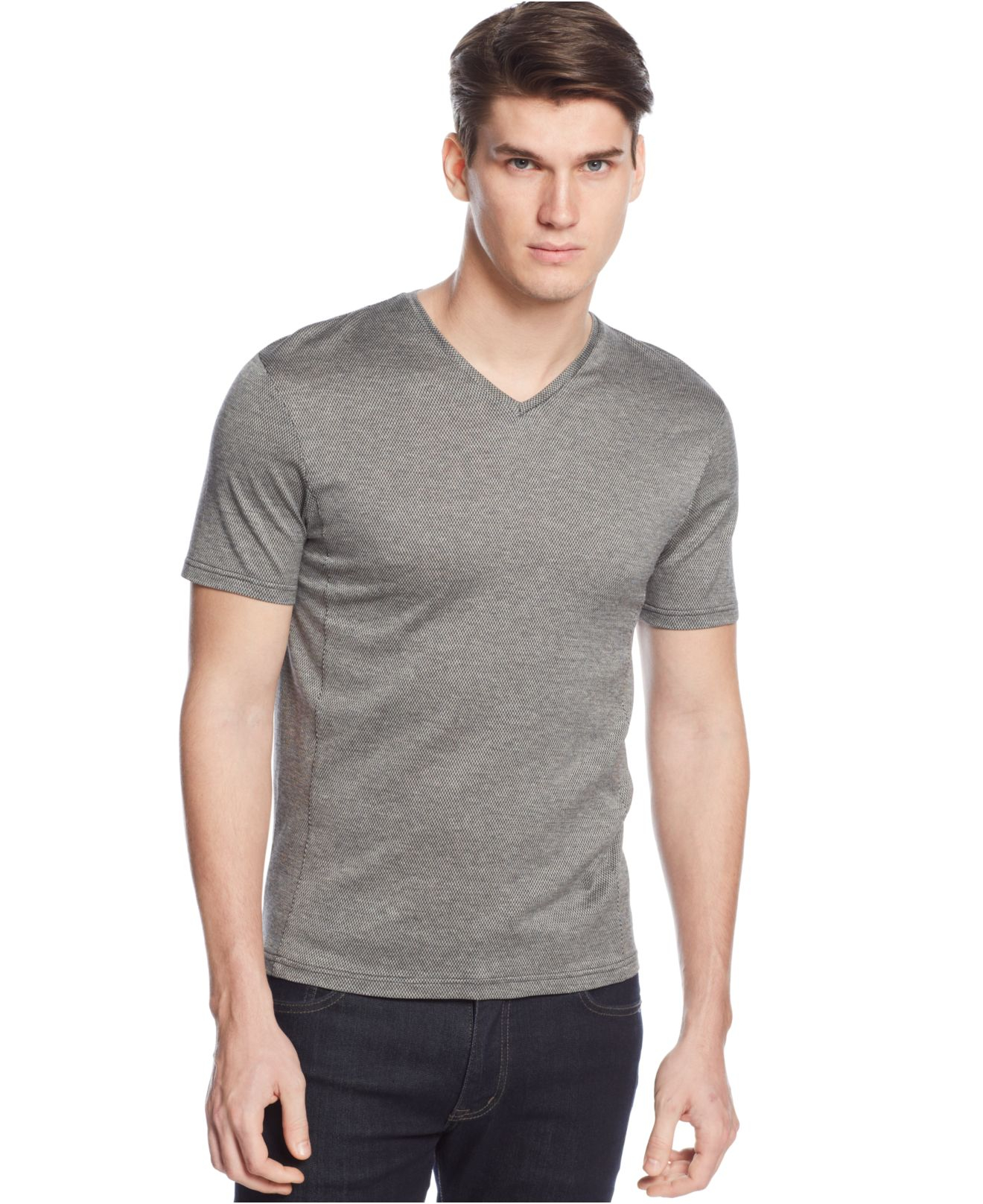 Lyst - Vince Camuto Striped T-Shirt in Blue for Men