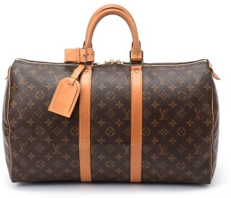 Louis vuitton Guaranteed Authentic Pre-Owned Travel Bag in Brown