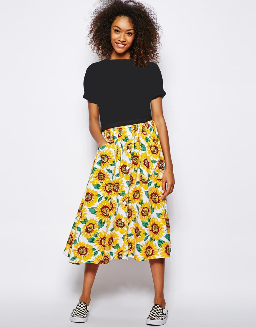 american apparel sunflower dress