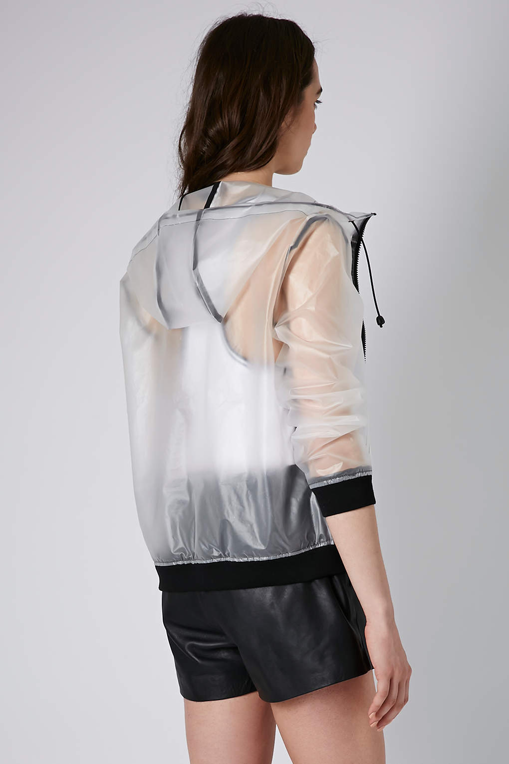 Misty Plastic Bomber Jacket Lyst