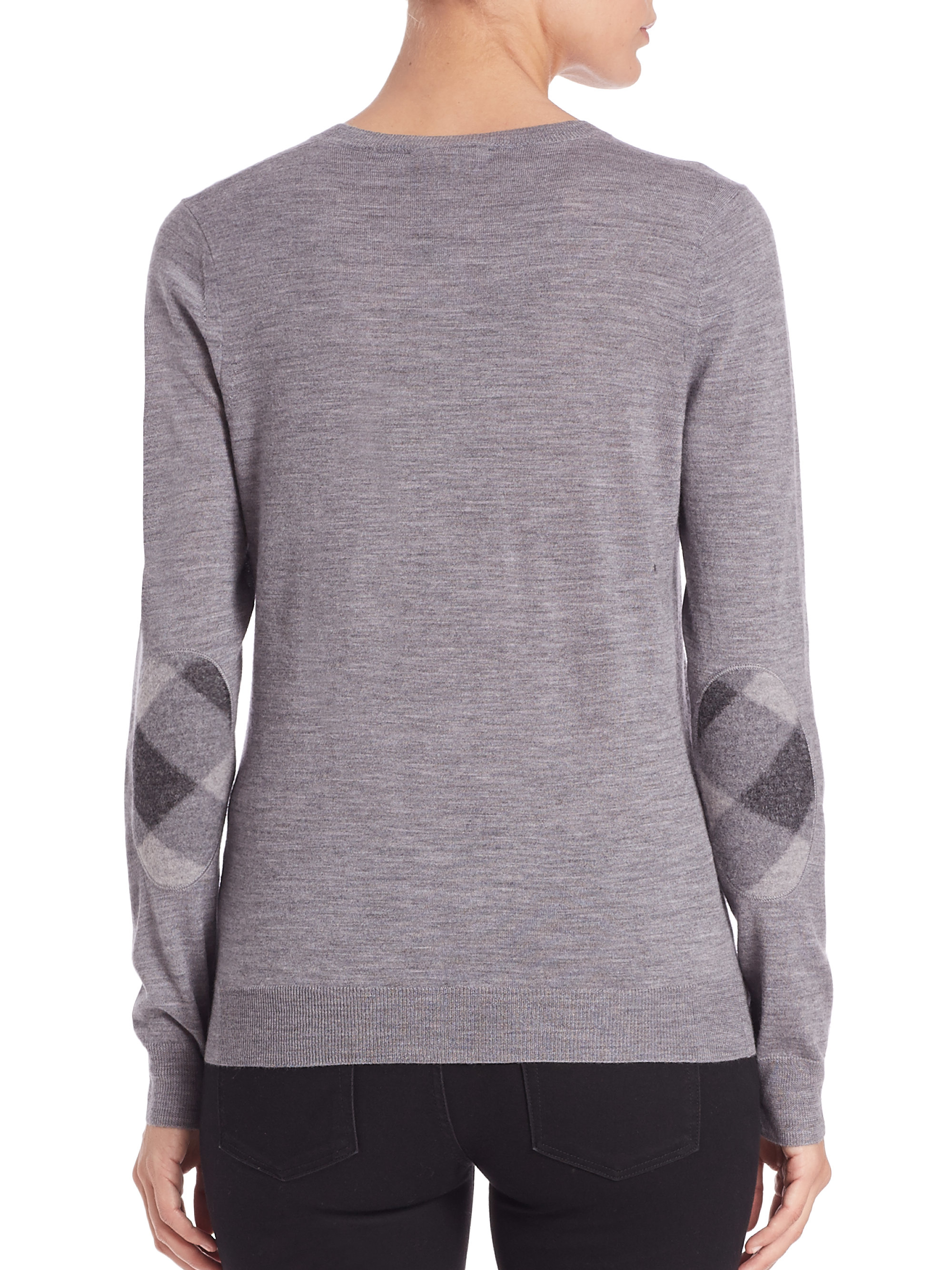 burberry patch sweater