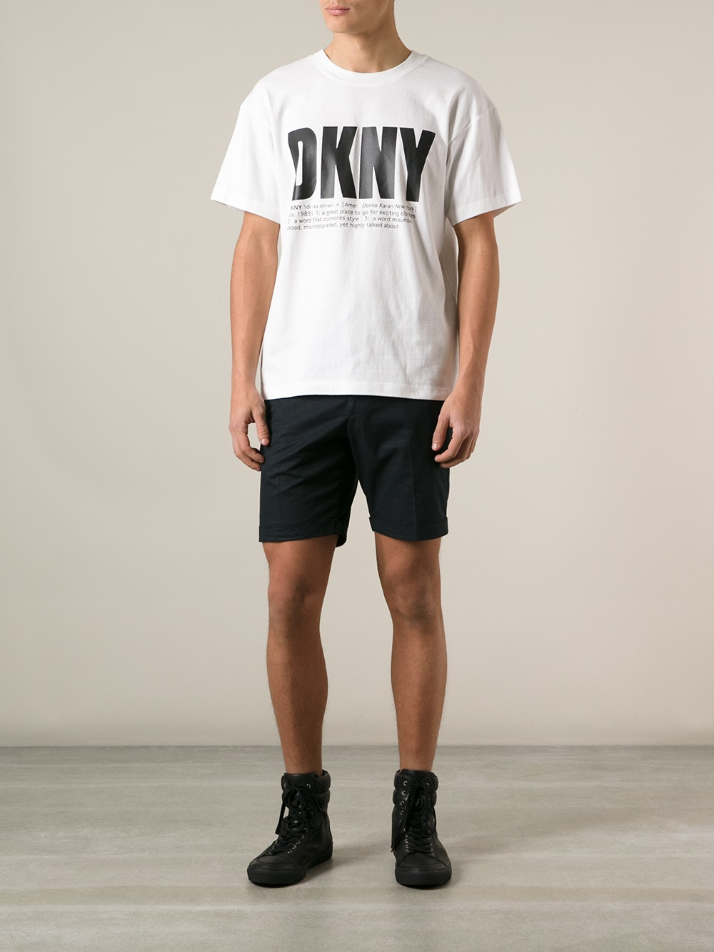 Lyst Dkny Definition Heavy Tshirt in White for Men