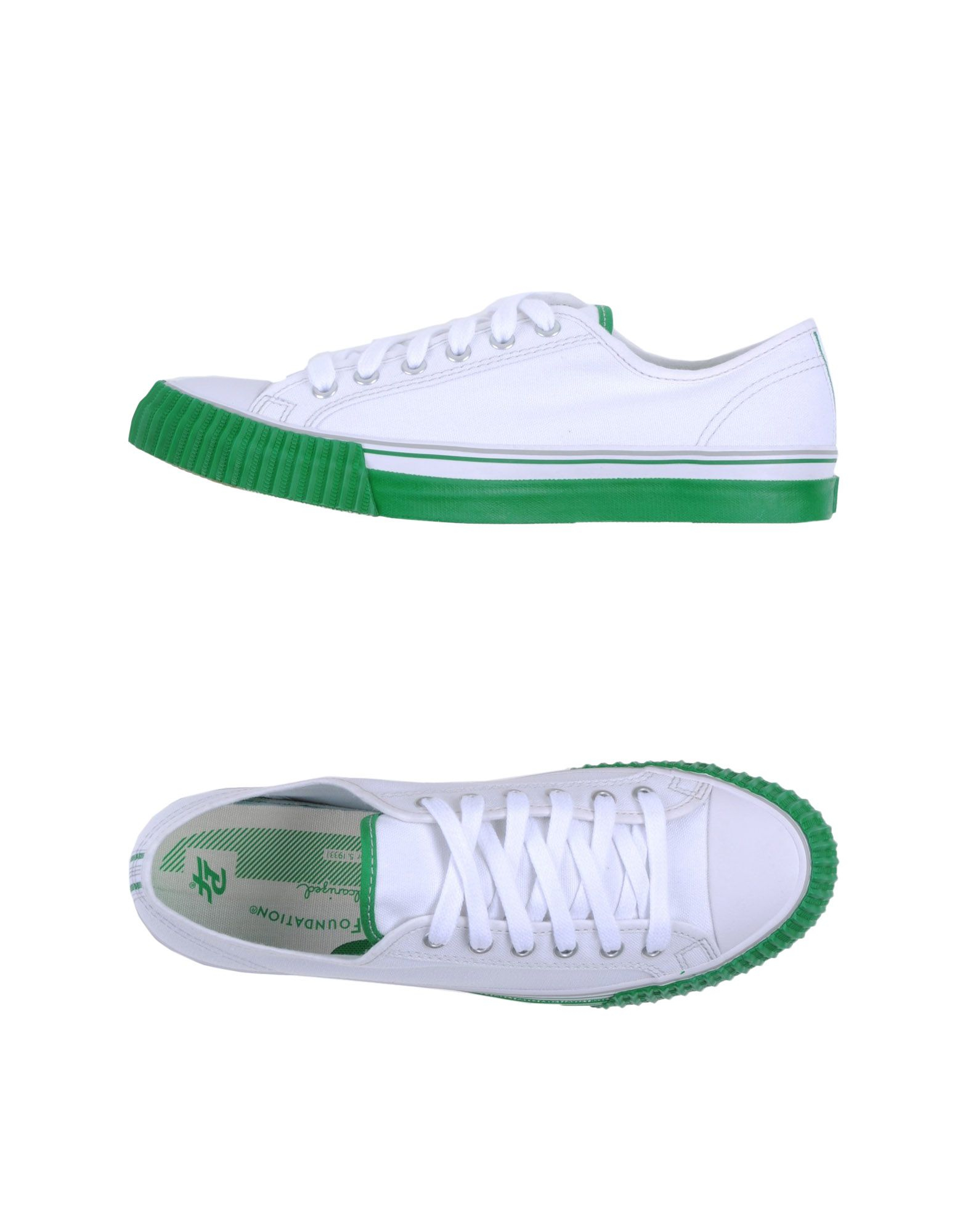 the white low top trainer