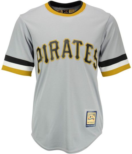Majestic Roberto Clemente Pittsburgh Pirates Cooperstown ...
