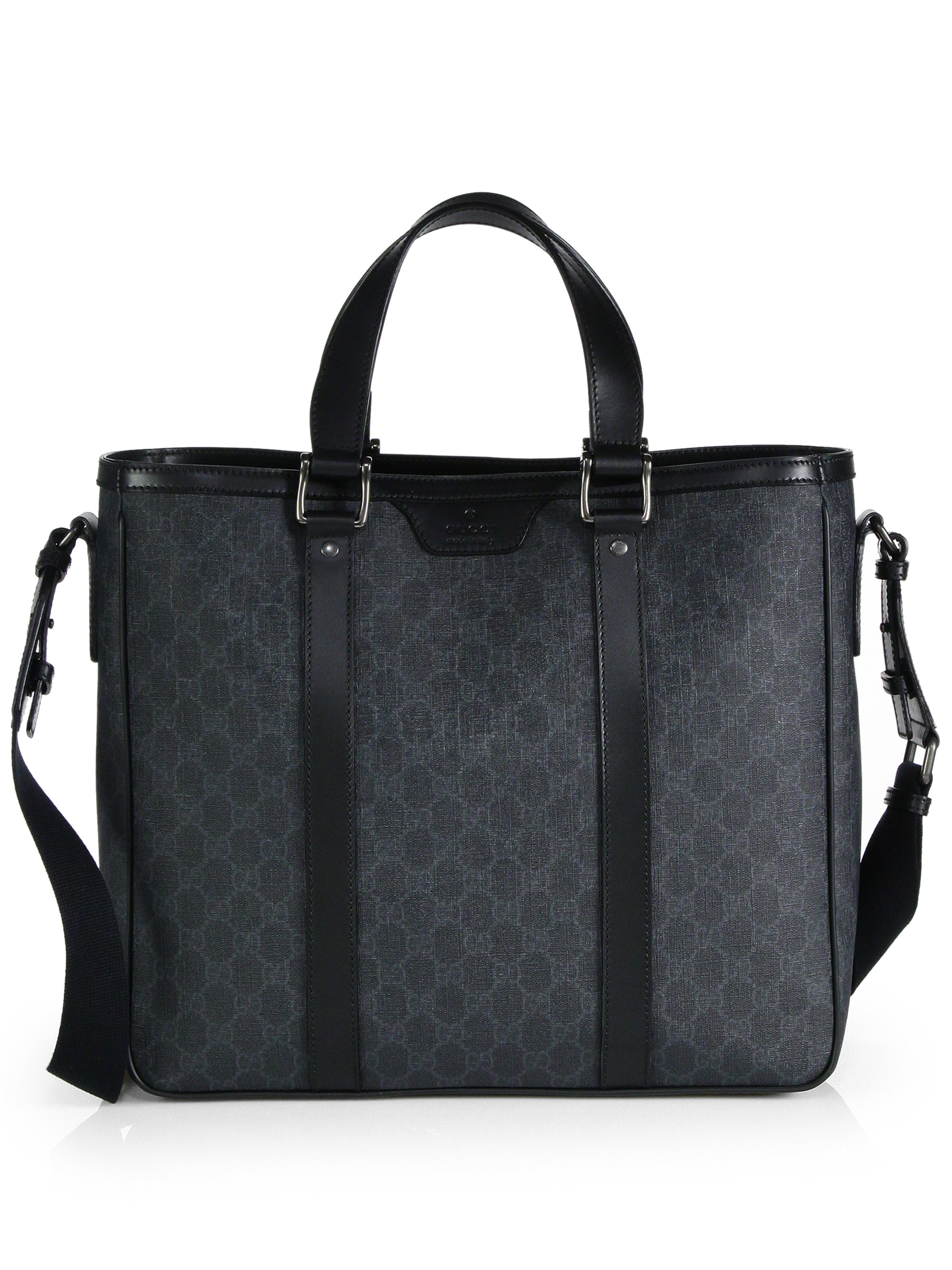 supreme canvas tote black
