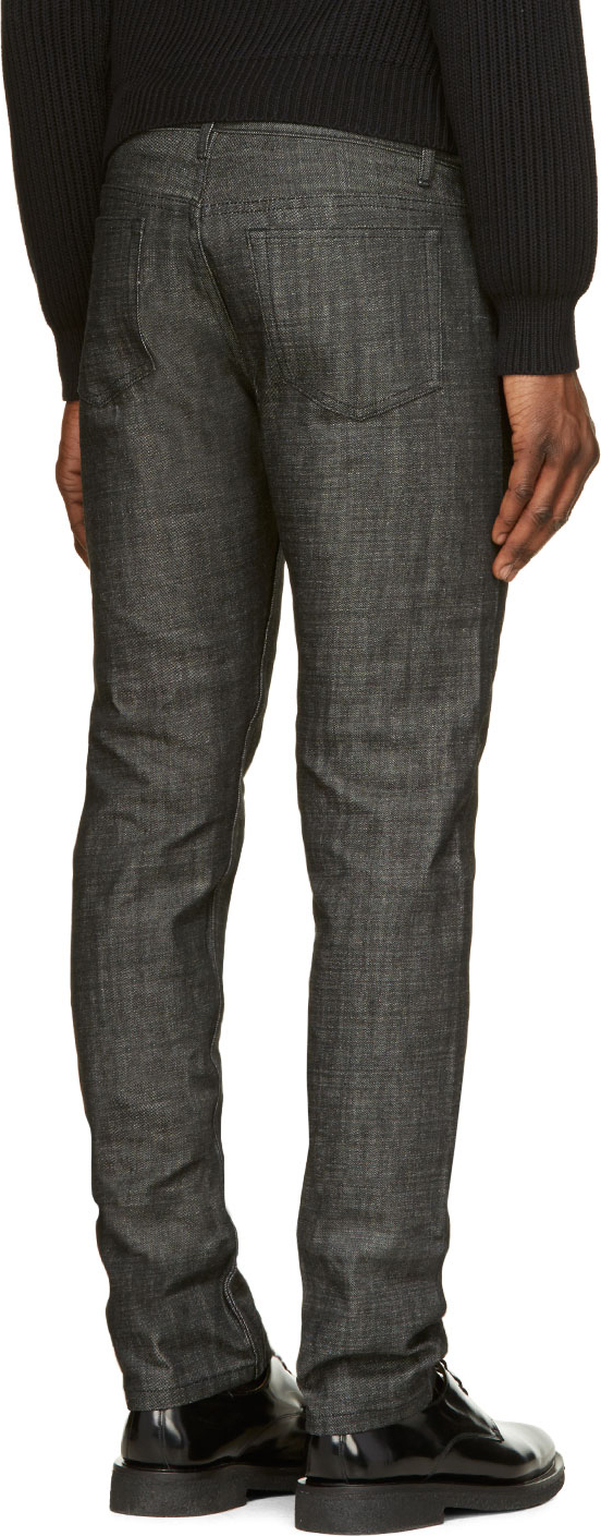 apc black selvedge denim