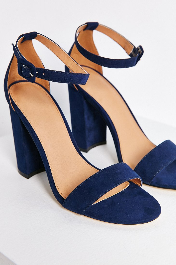 navy ankle strap shoes uk