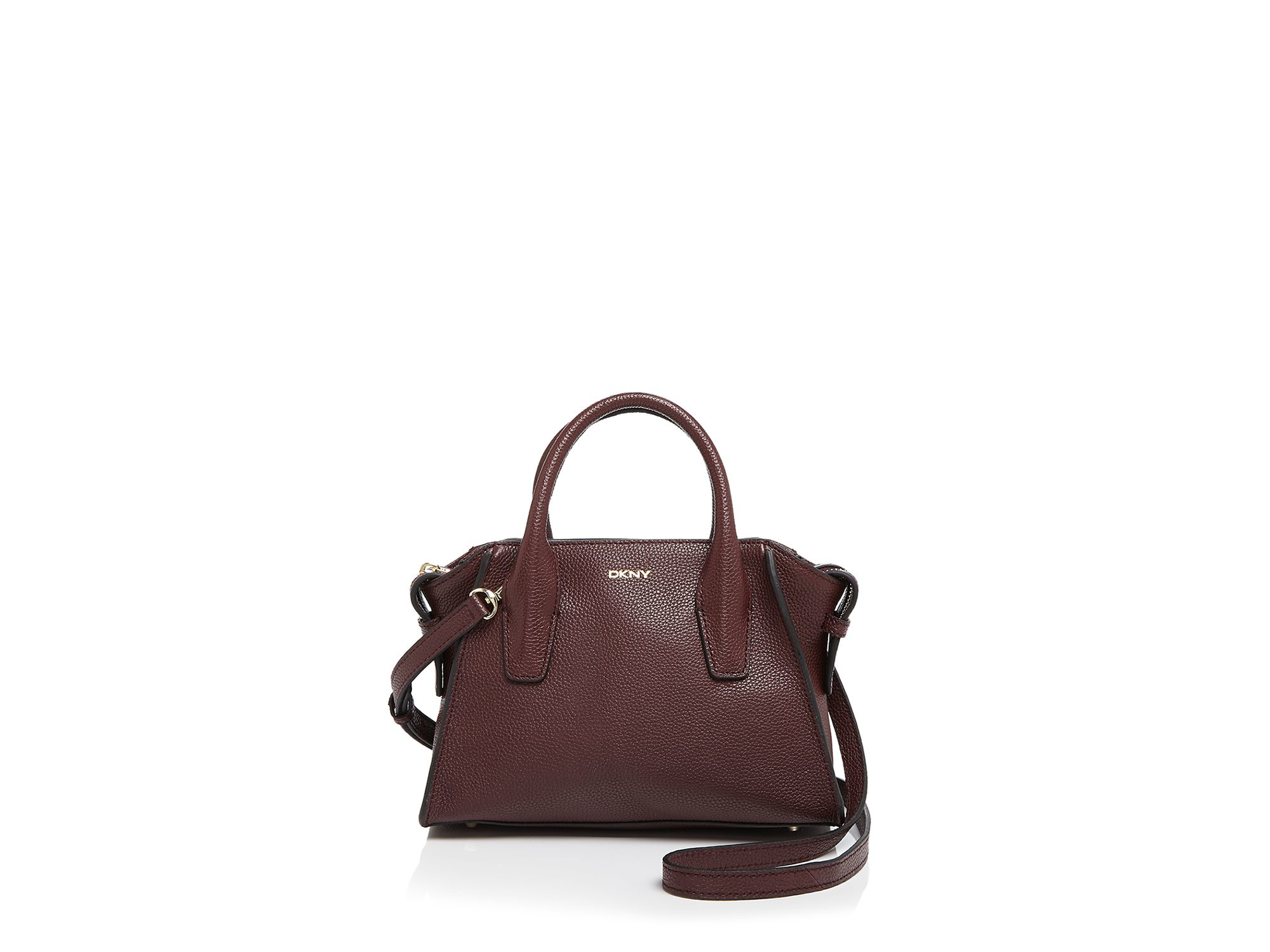 DKNY Chelsea Vintage Leather Mini Satchel in Red Lyst