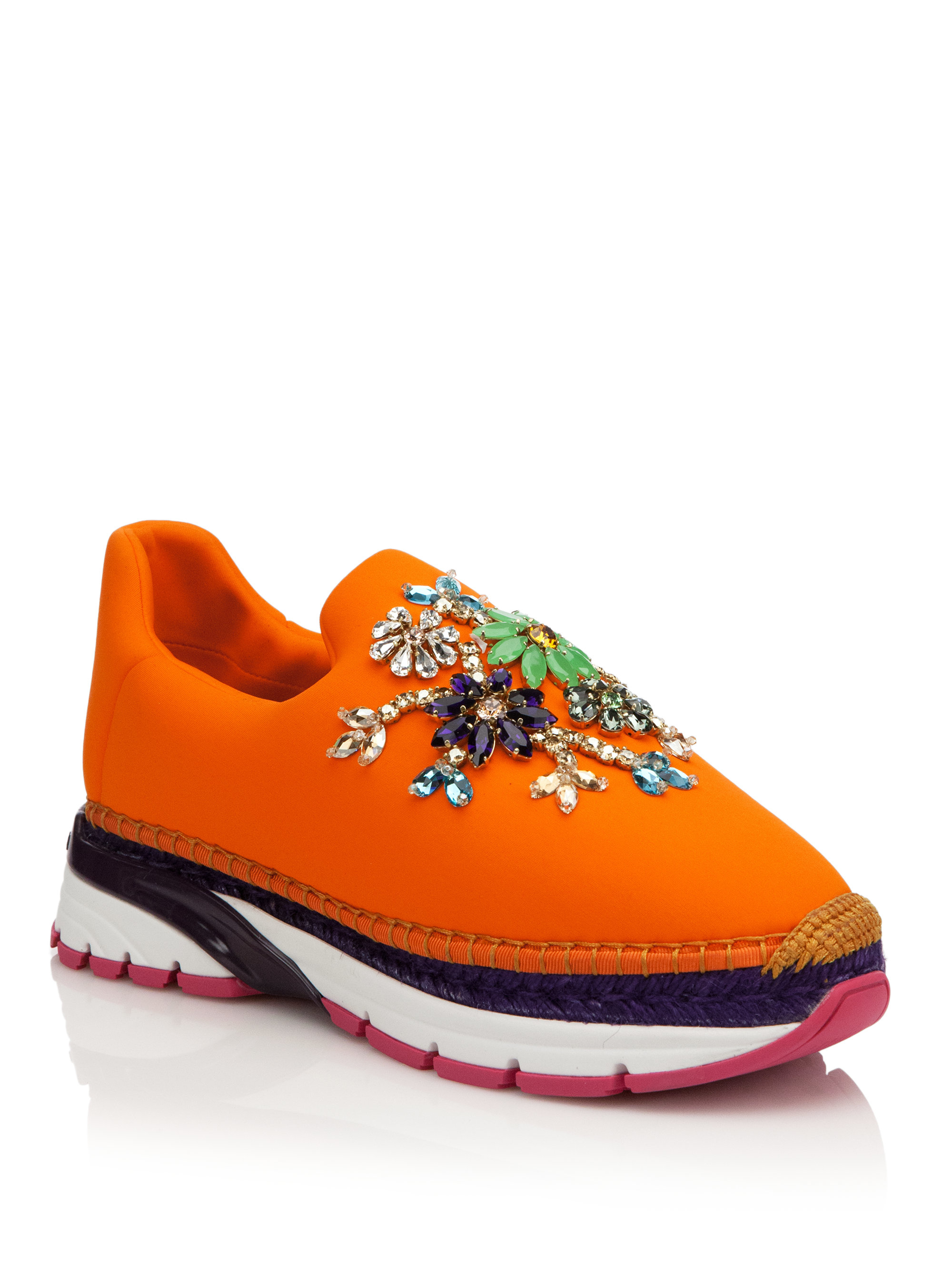 dolce and gabbana embellished sneakers