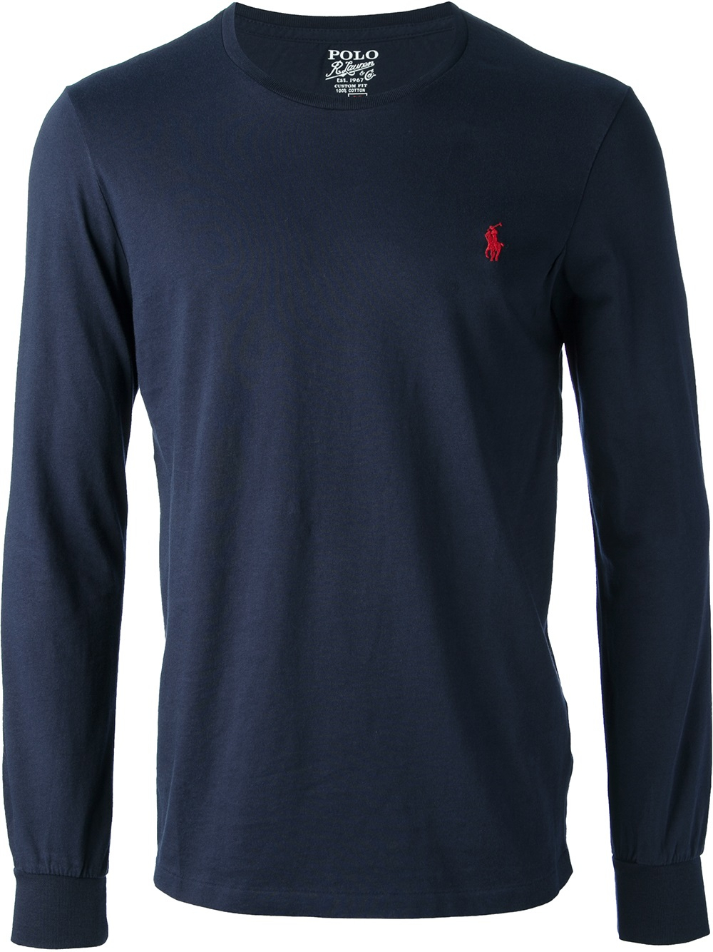 ralph lauren blue long sleeve shirt