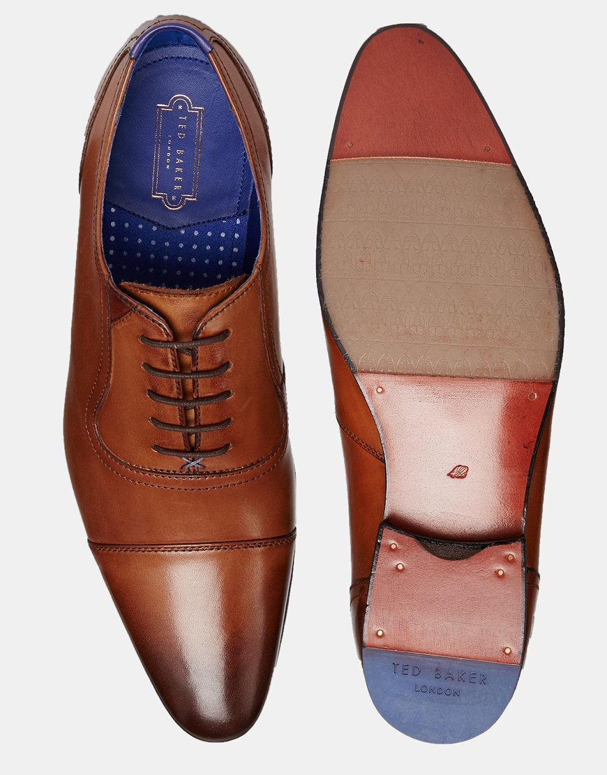 Ted Baker Rogrr Oxford Shoes in Brown for Men | Lyst