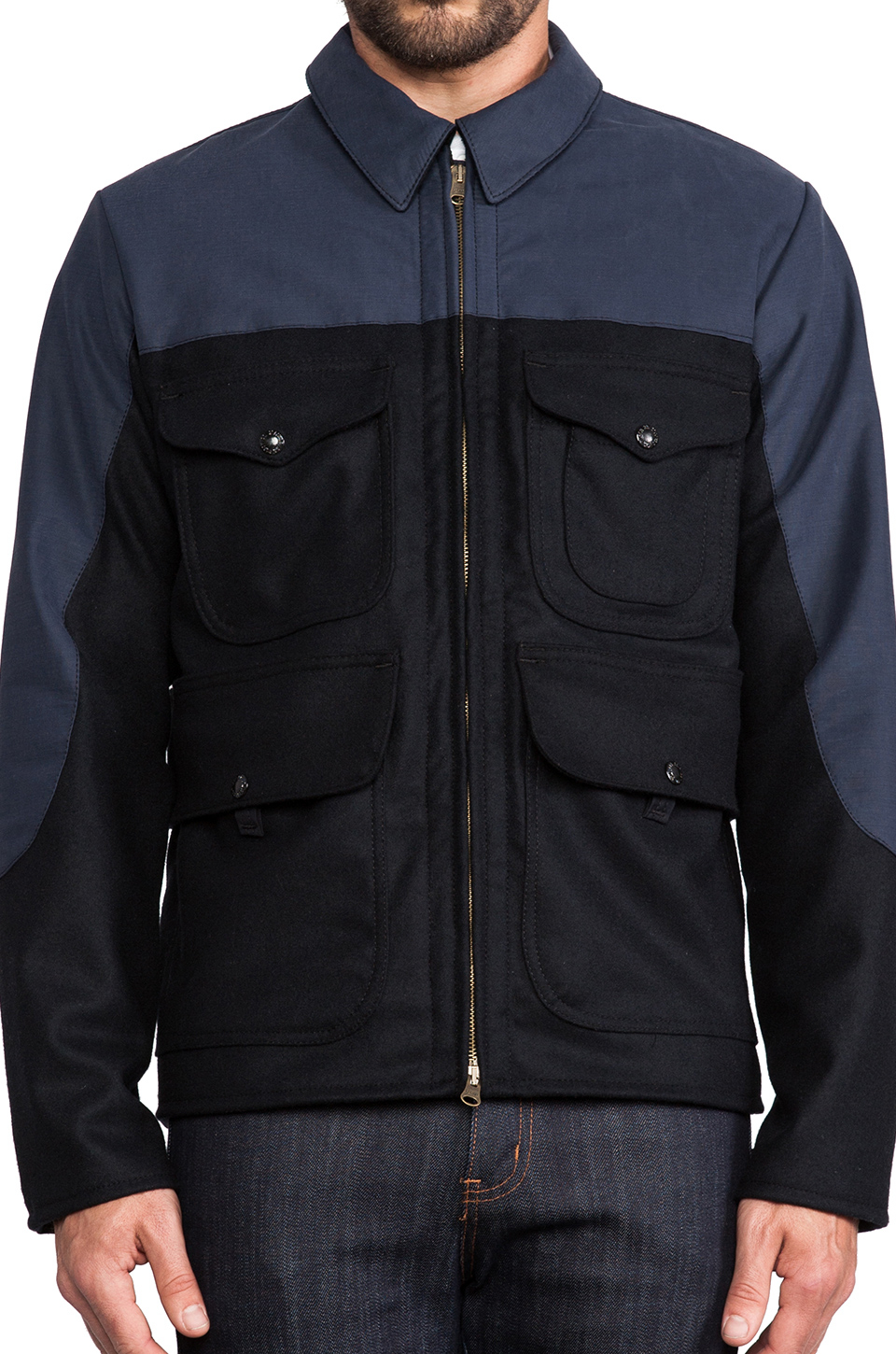 filson wool bomber jacket