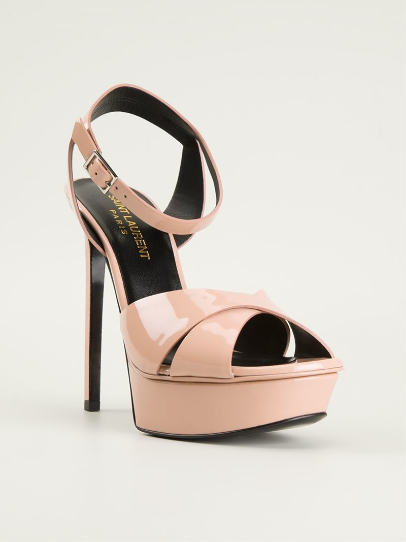 saint laurent bianca platform sandals