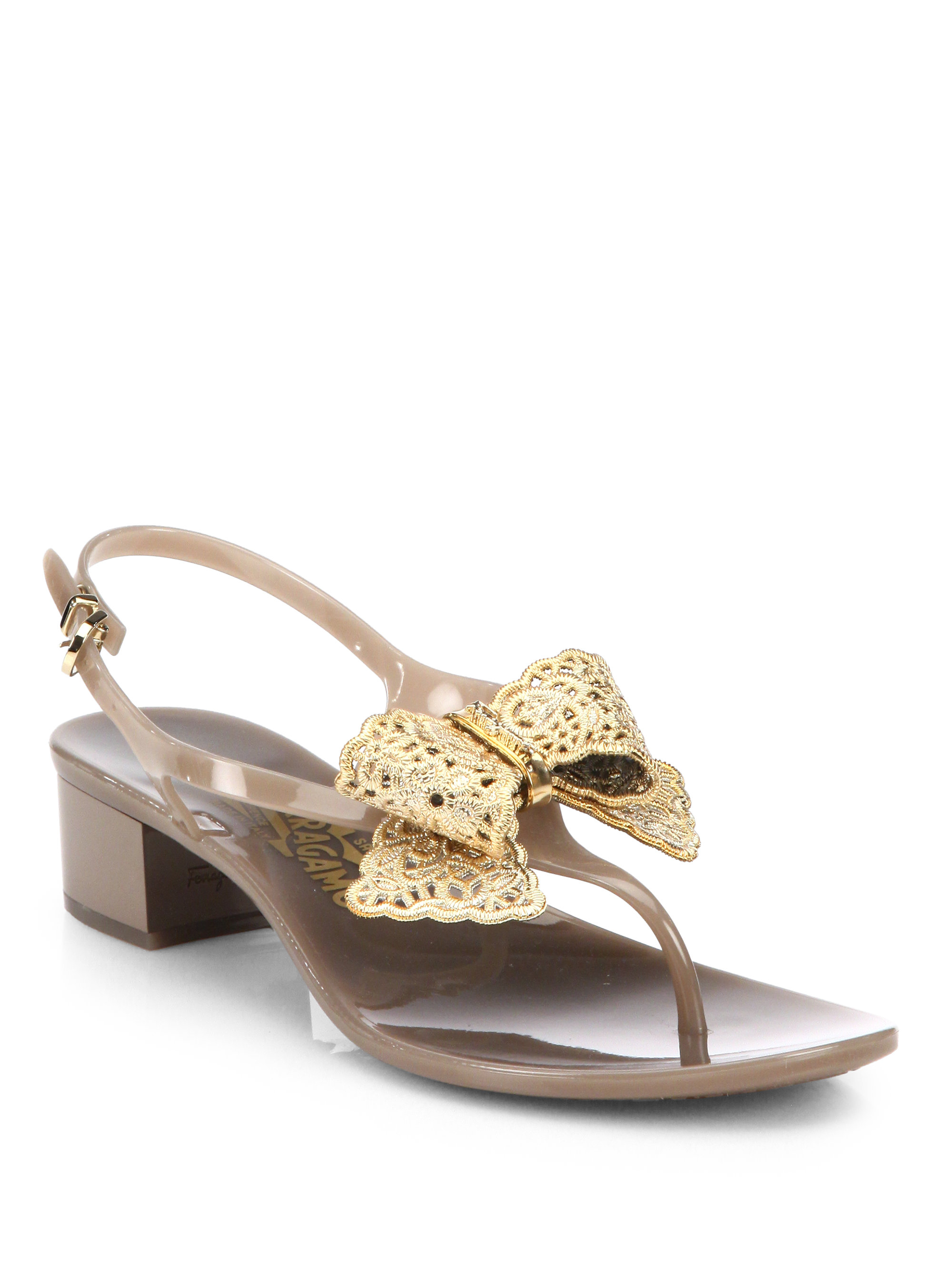 ferragamo jelly thong