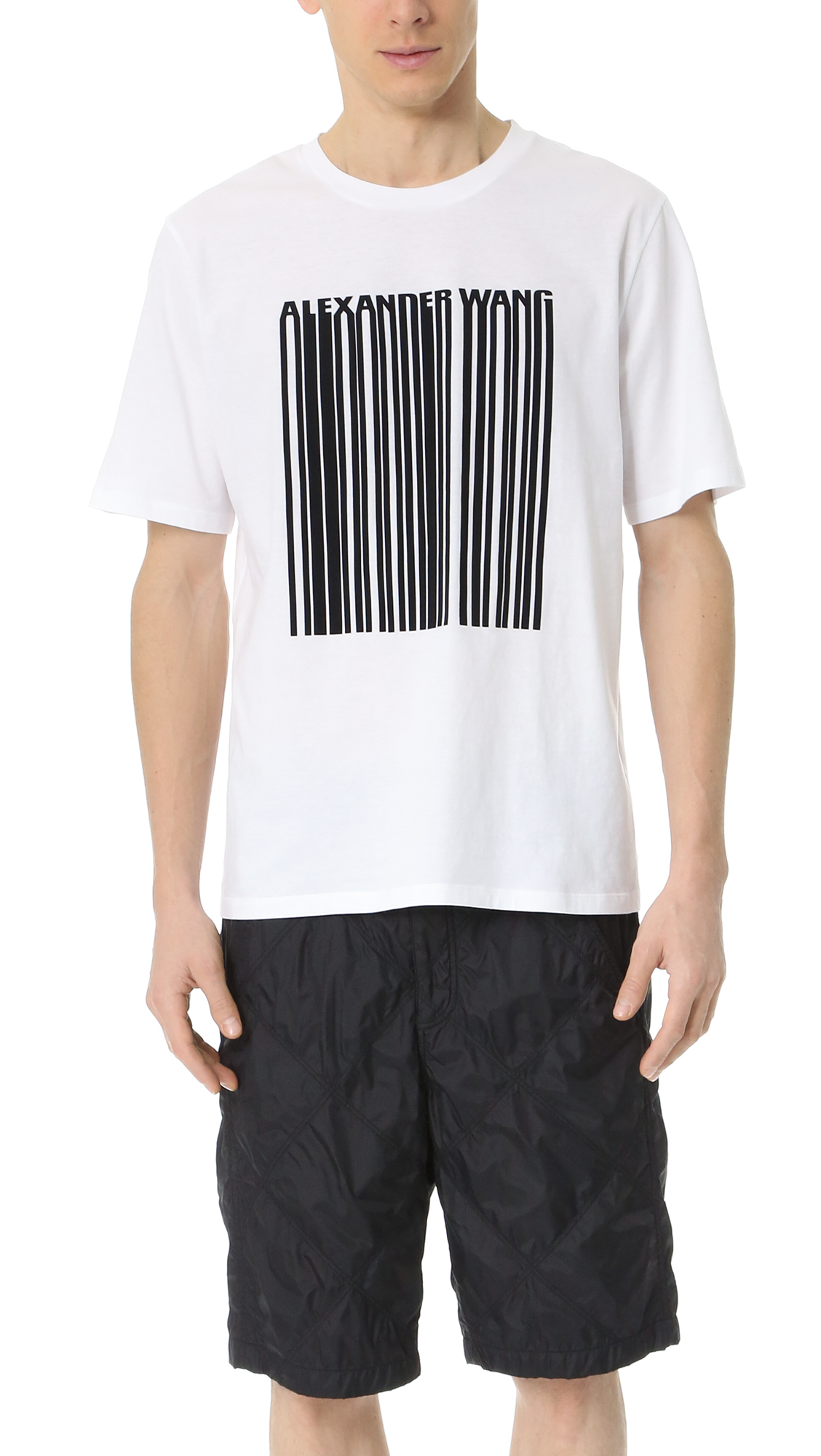 alexander wang barcode tee