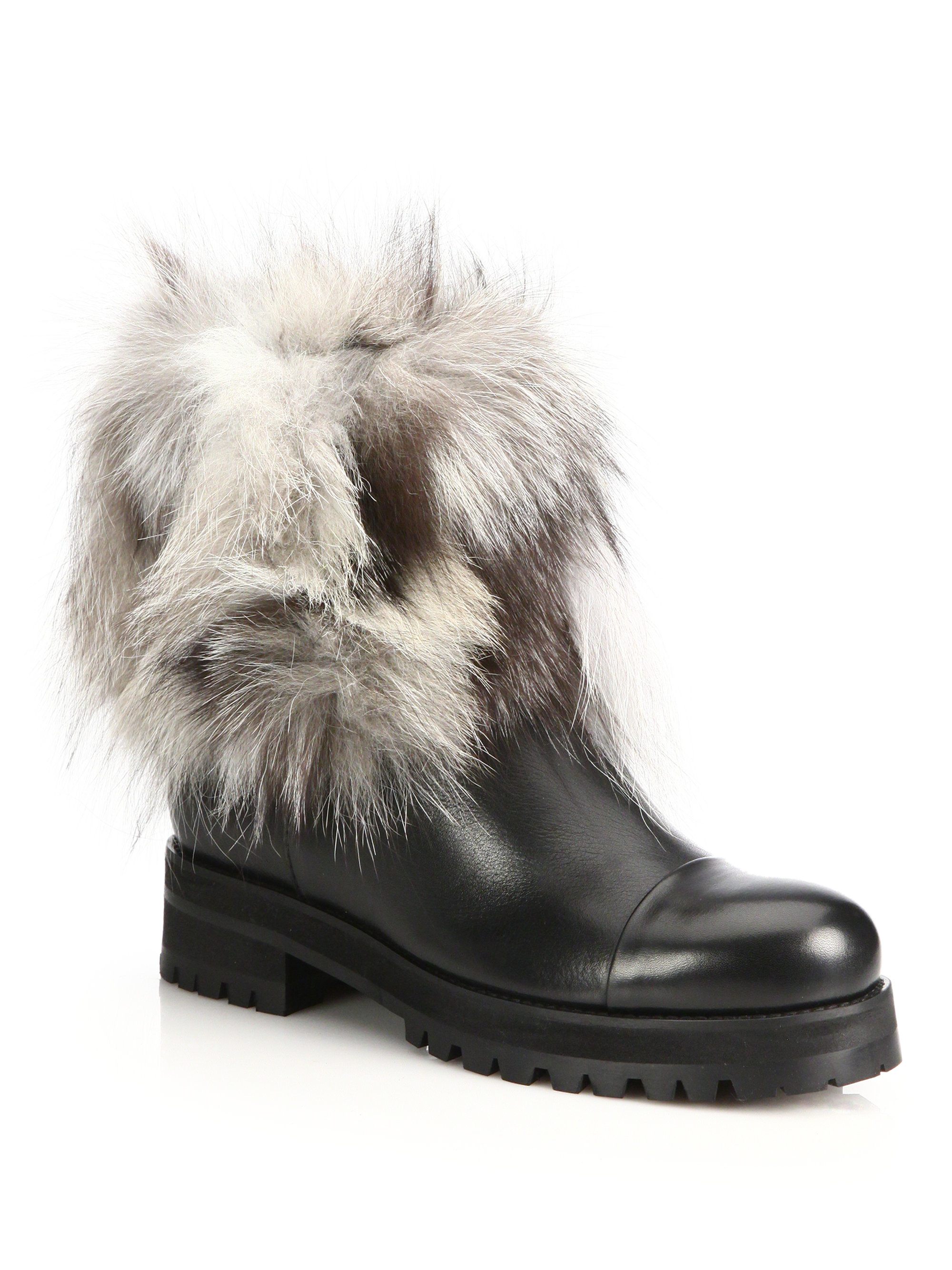jimmy choo boots with fur