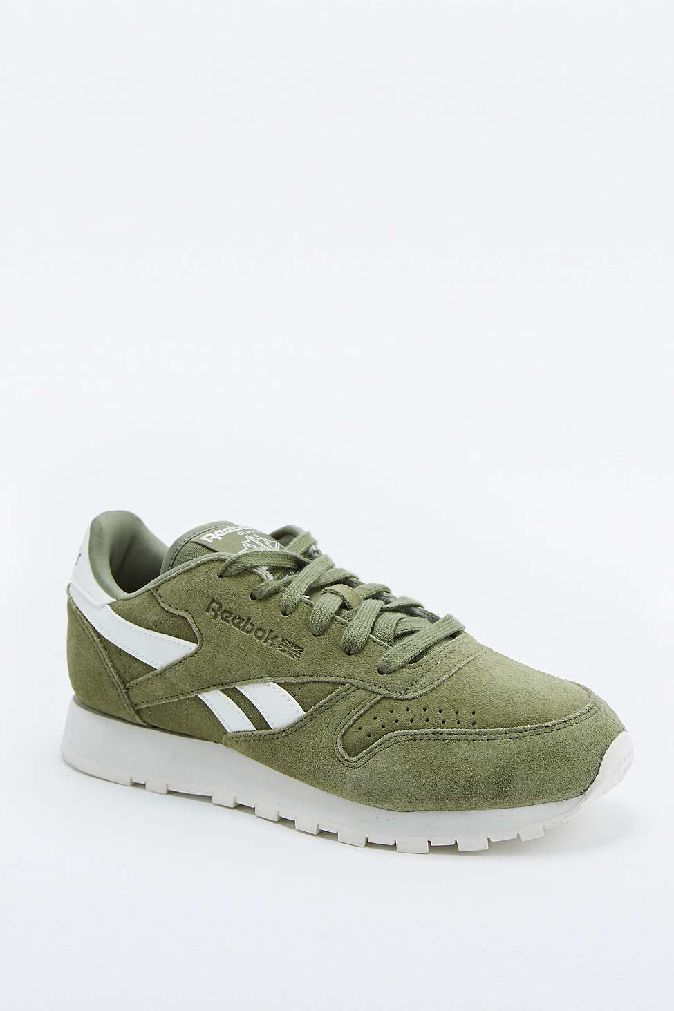 reebok green trainers