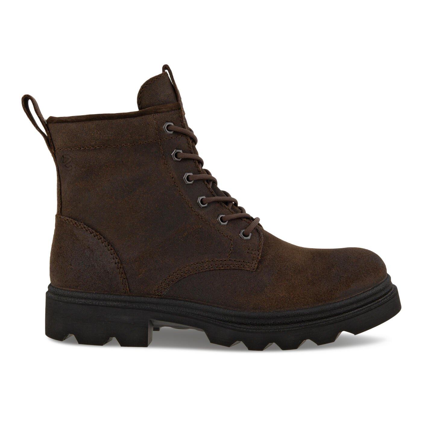 Ecco Grainer Lace Up Boot Size in Brown for Men Lyst