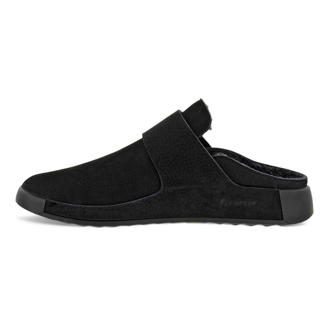 Ecco Leather 2nd Cozmo Hygge Clog in Black | Lyst